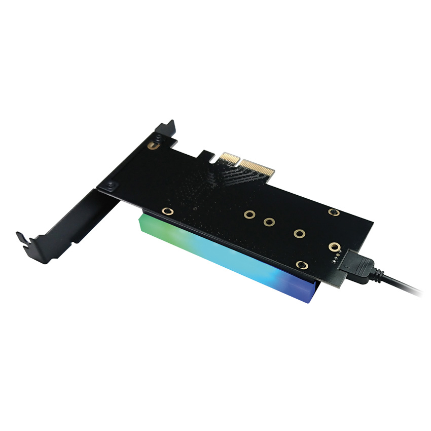 LC-Power PCI-Contr M.2-NVME-SSD nätverkskort/adapters Intern