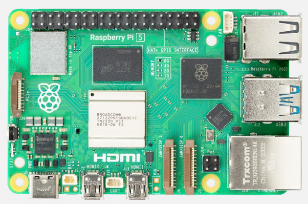 Raspberry Pi 5B development-moderkort 2400 MHz Arm Cortex-A76