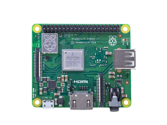 Raspberry Pi Model A+ development-moderkort 1400 MHz BCM2837B0