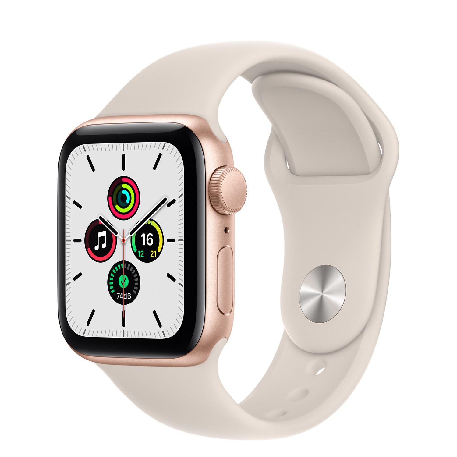 Apple Watch SE OLED 40 mm Guld GPS