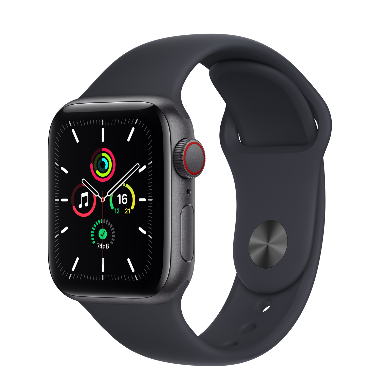 Apple Watch SE OLED 40 mm 4G Grå GPS