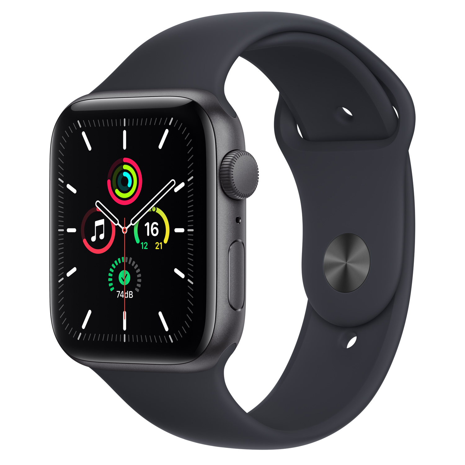 Apple Watch SE OLED 44 mm Grå GPS