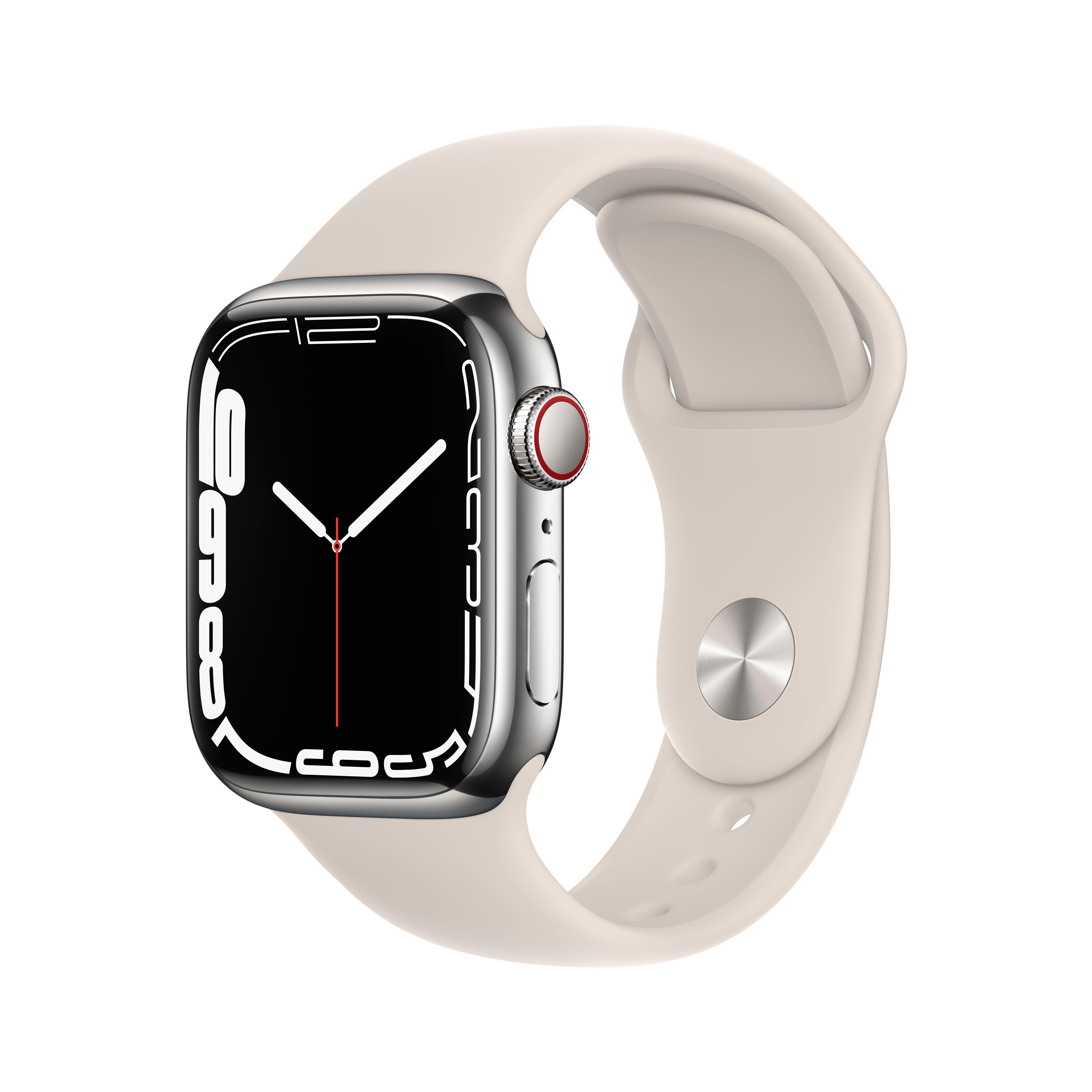 Apple Watch Series 7 OLED 41 mm 4G Silver GPS