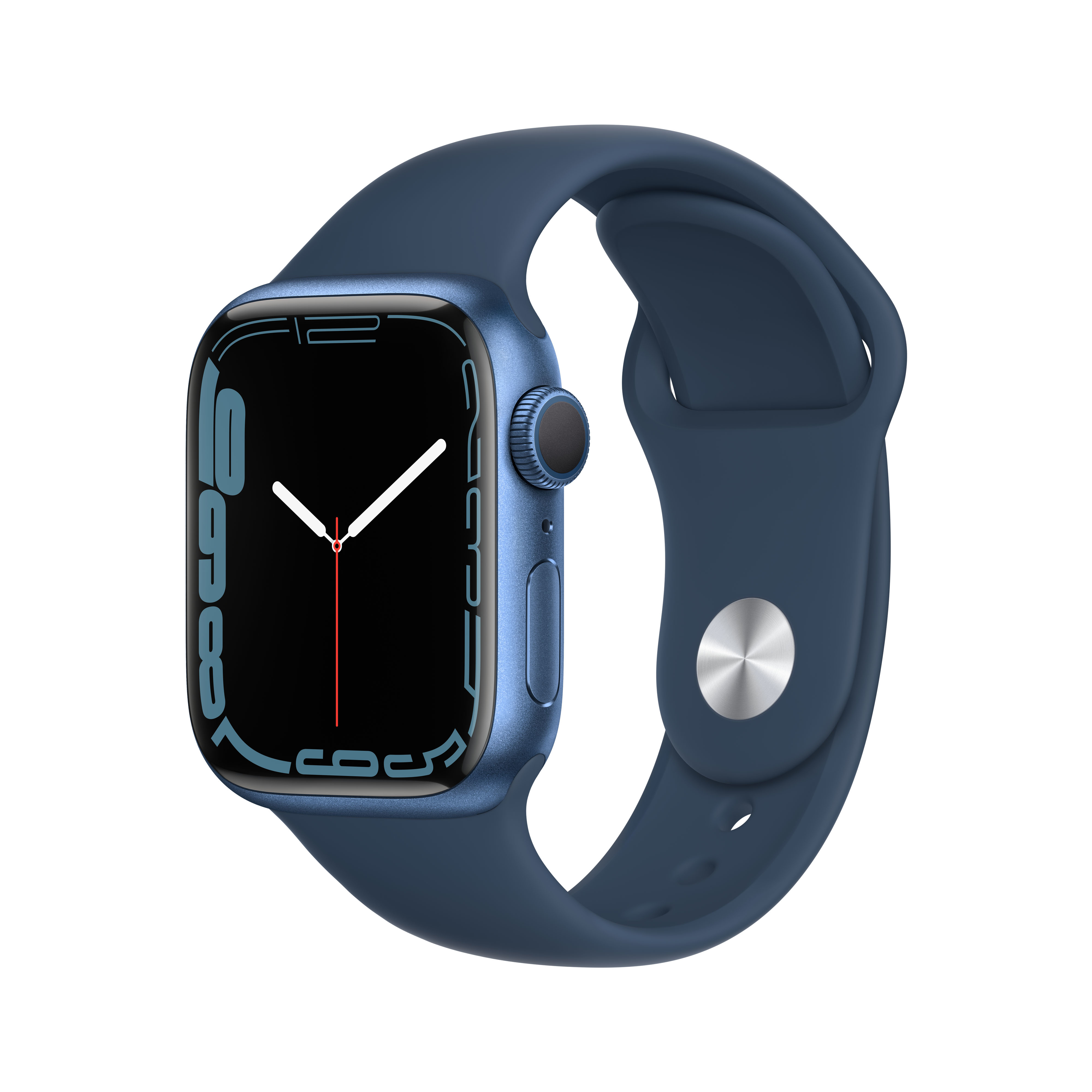 Apple Watch Series 7 OLED 41 mm Blå GPS