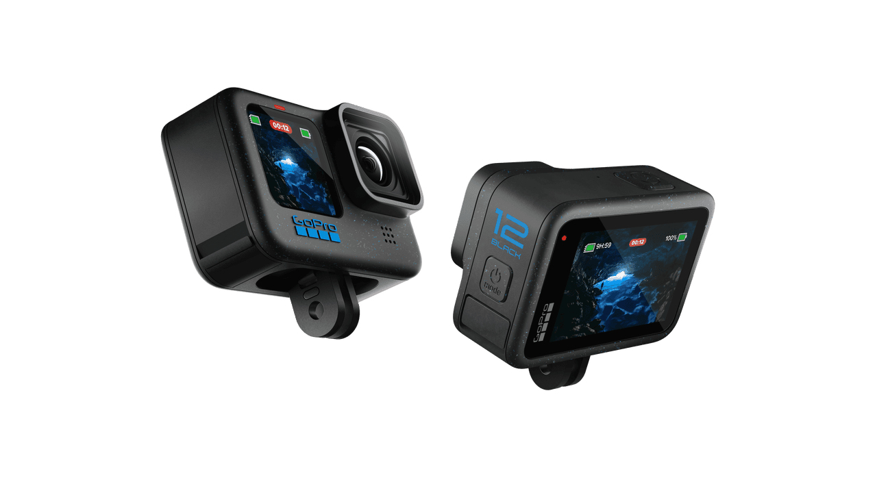 GoPro HERO12 Black sportkameror 27 MP 5K Ultra HD CMOS 25,4 / 1,9 mm (1 / 1.9') Wi-Fi 121 g
