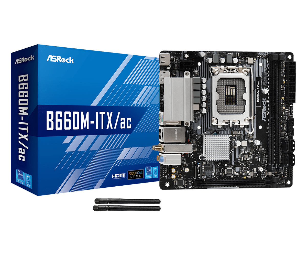 Asrock B660M-ITX/ac Intel B660 LGA 1700 Mini-ITX