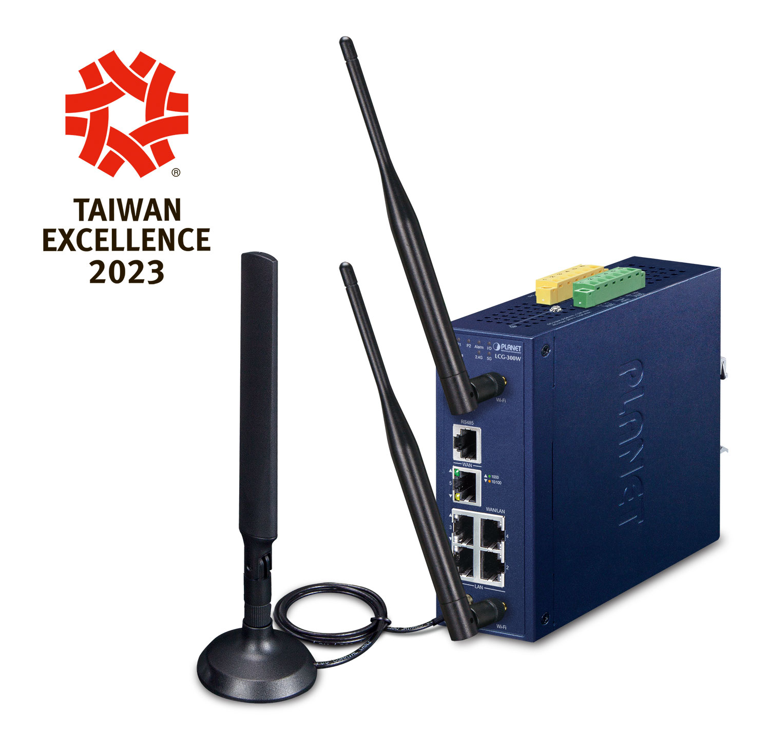 PLANET Industrial 5-Port GE LoRaWAN WLAN Gateway LCG-300W-EU gateways & controllers