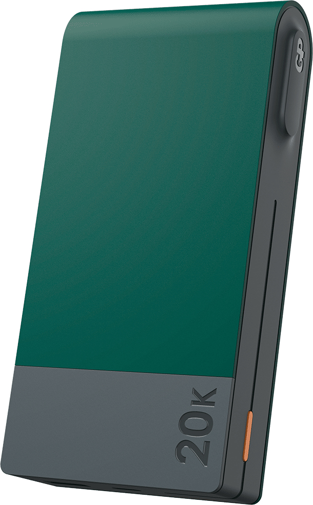 GP Batteries Portable PowerBank M20B Litium Polymer (LiPo) 20000 mAh Grön
