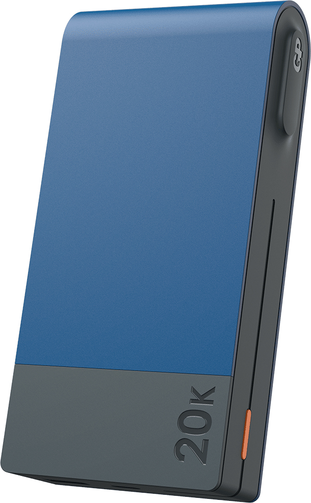 GP Batteries Portable PowerBank M20B Litium Polymer (LiPo) 20000 mAh Blå