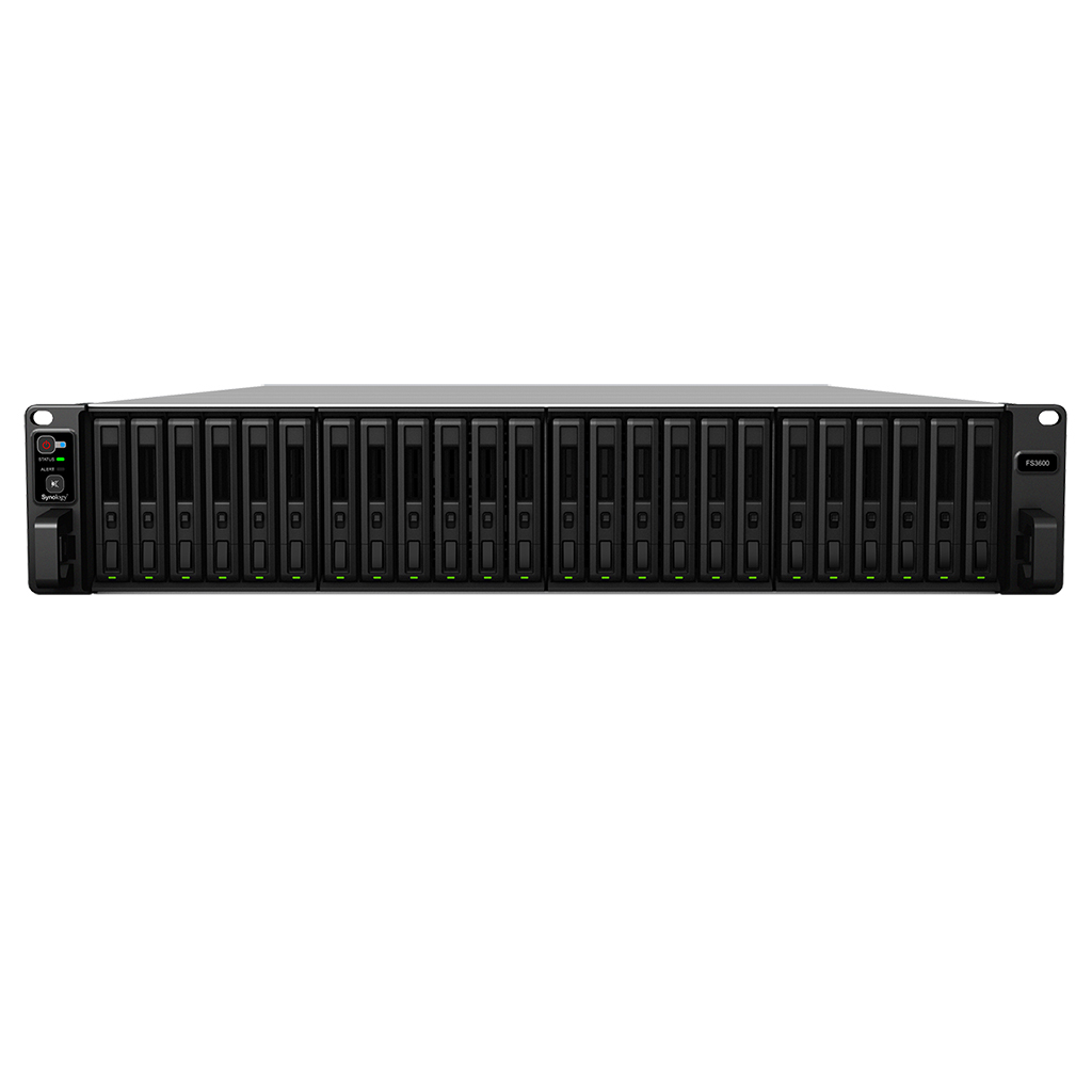 Synology FlashStation FS3600 NAS Rack (2U) Nätverksansluten (Ethernet) Svart D-1567