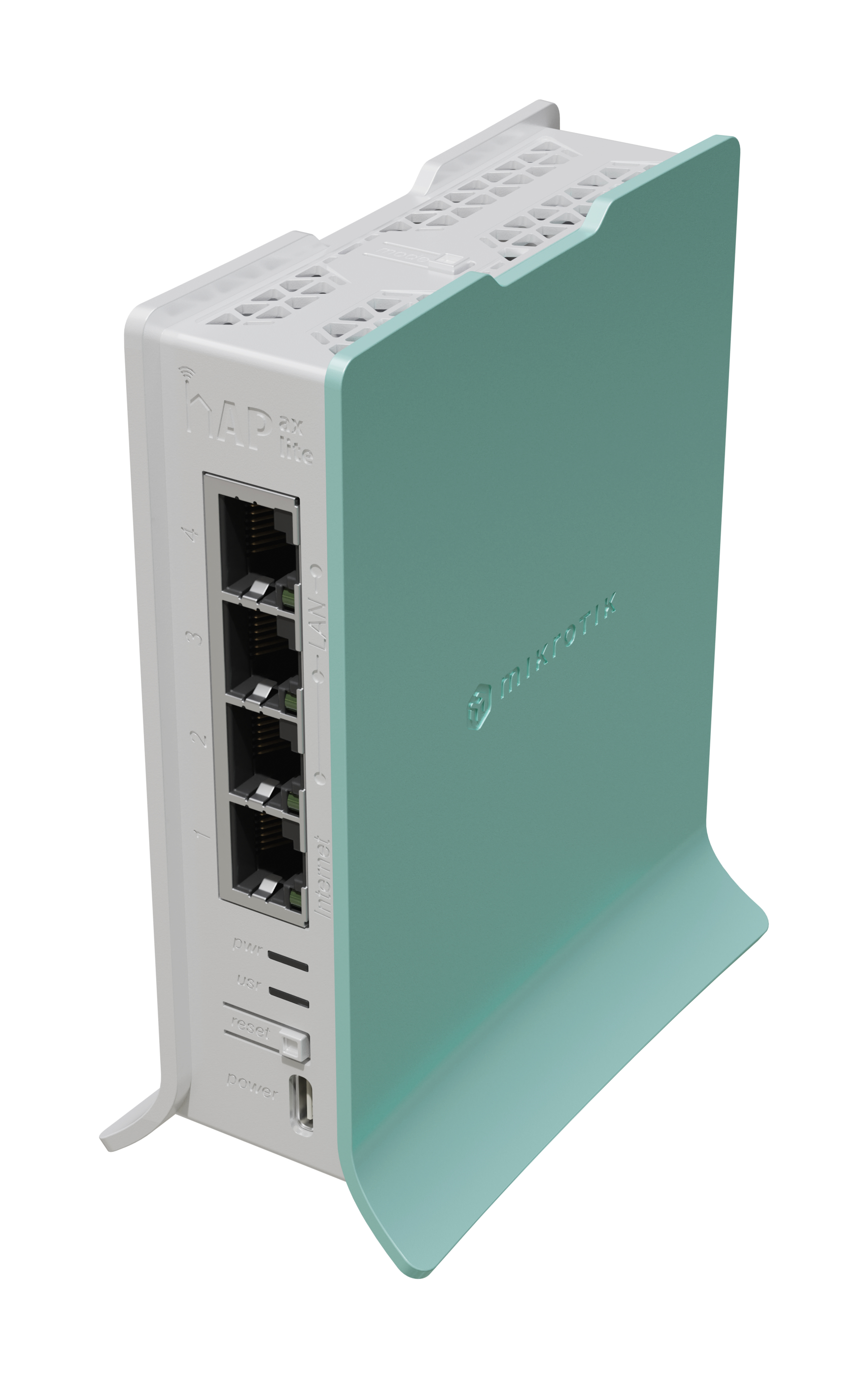 Mikrotik hAP trådlös router Gigabit Ethernet Singel-band (2,4 GHz) Grön, Vit