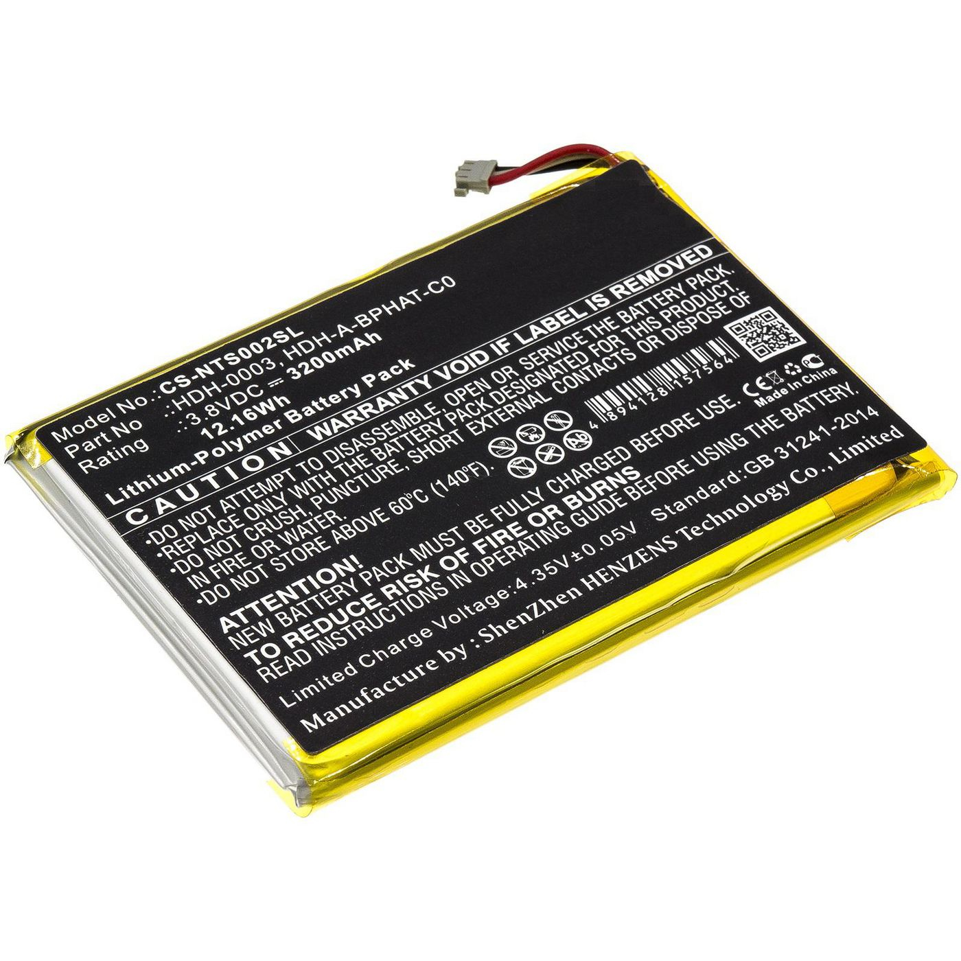 CoreParts MBXGS-BA003 spelkonsoldel och tillbehör Batteri