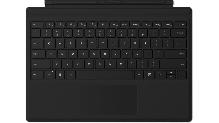 Microsoft Surface Pro Signature Type Cover Svart Microsoft Cover port Engelska (Storbritannien)