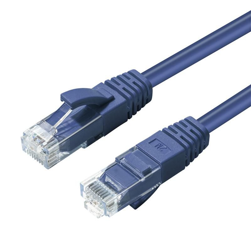 Microconnect CAT6 U/UTP 1m LSZH nätverkskablar Blå