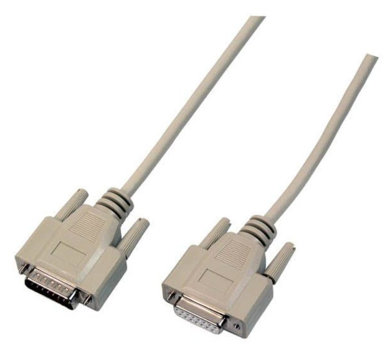 Microconnect DSUB15-DSUB15, 10m VGA-kabel VGA (D-Sub) Beige
