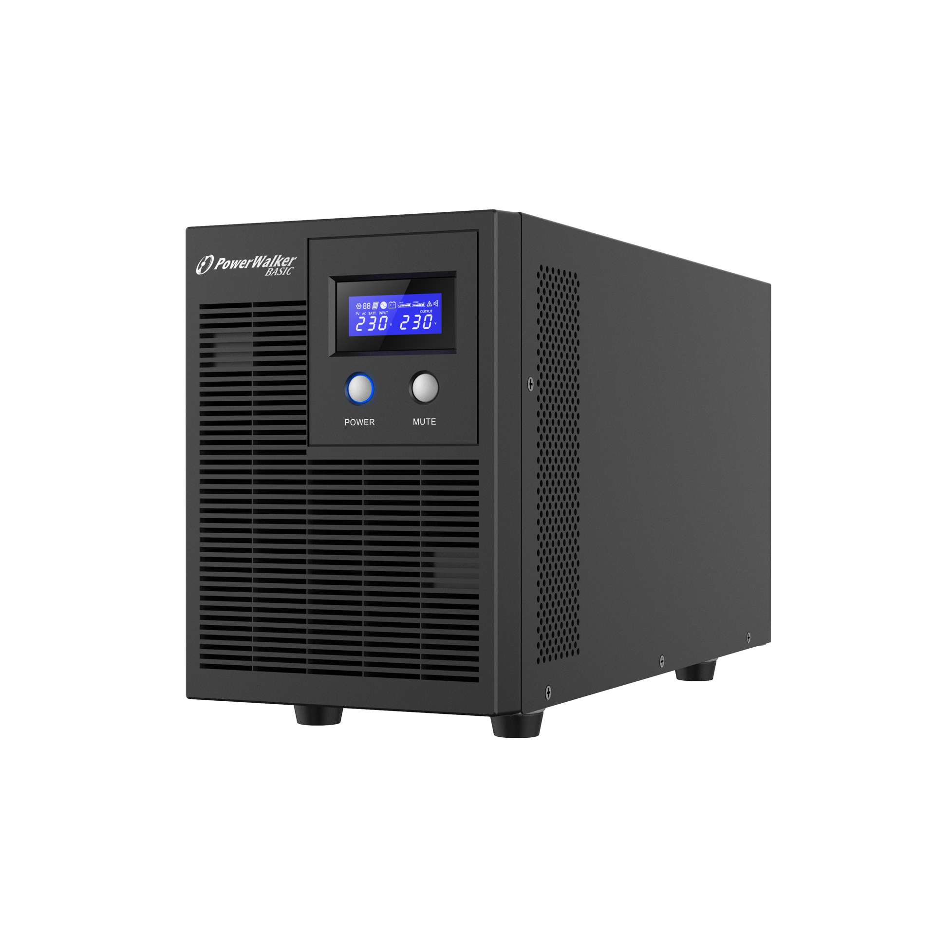 PowerWalker Basic VI 3000 STL IEC strömskydd (UPS) Linjeinteraktiv 3 kVA 1800 W 6 AC-utgångar