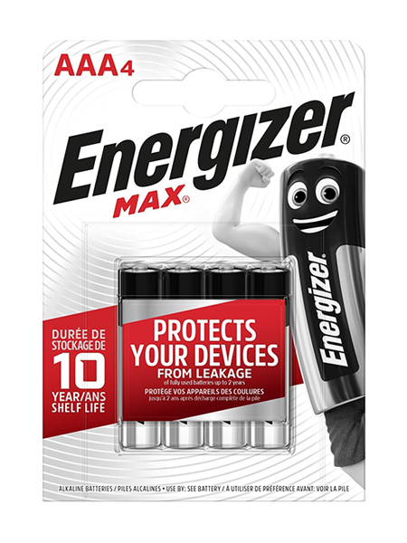 Energizer MAX – AAA Engångsbatteri Alkalisk