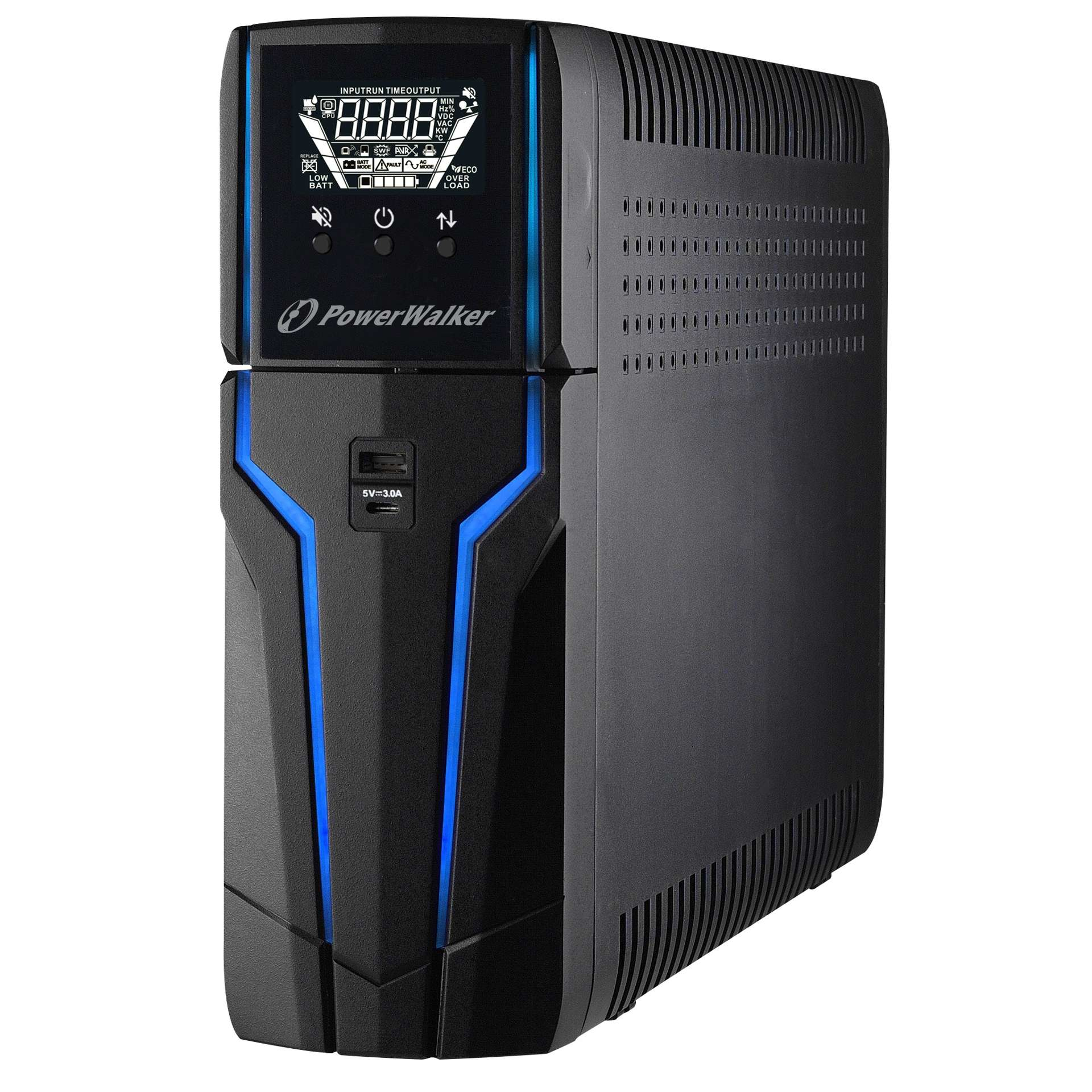 PowerWalker VI 1500 GXB IEC UK strömskydd (UPS) Linjeinteraktiv 1,5 kVA 900 W 8 AC-utgångar