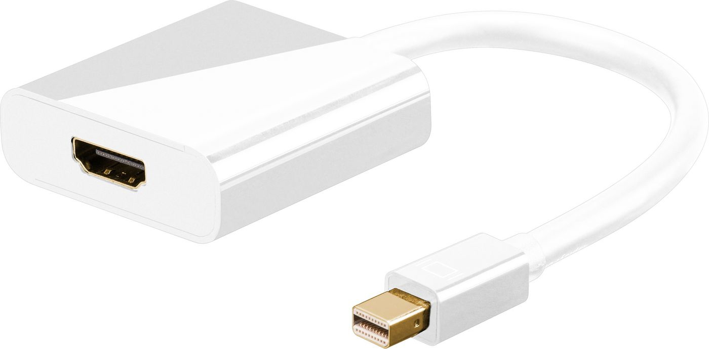 Microconnect Mini Displayport-HDMI - (15cm) 0,15 m Vit