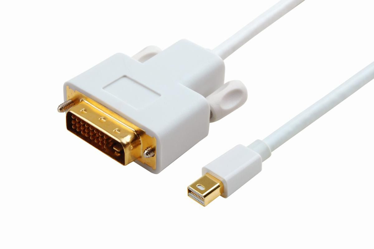 Microconnect Mini Displayport - DVI, M/M 1 m DVI-D Vit