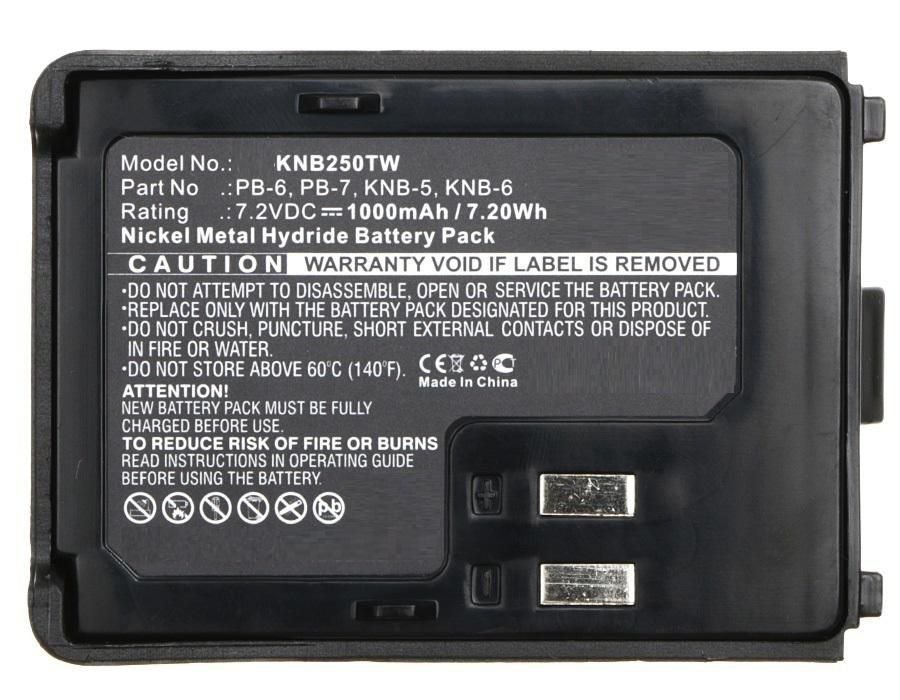 CoreParts MBXTWR-BA0095 tillbehör till tvåvägsradio Batteri