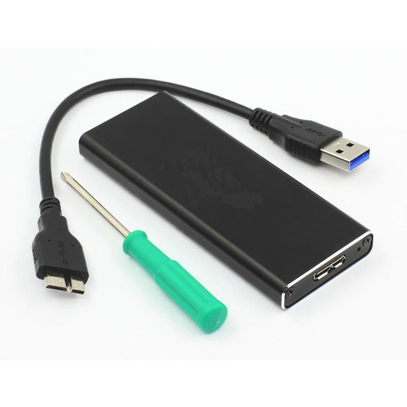 CoreParts MSACSC/USB3.0 Hölje för lagringsenheter SSD-inkapsling Svart