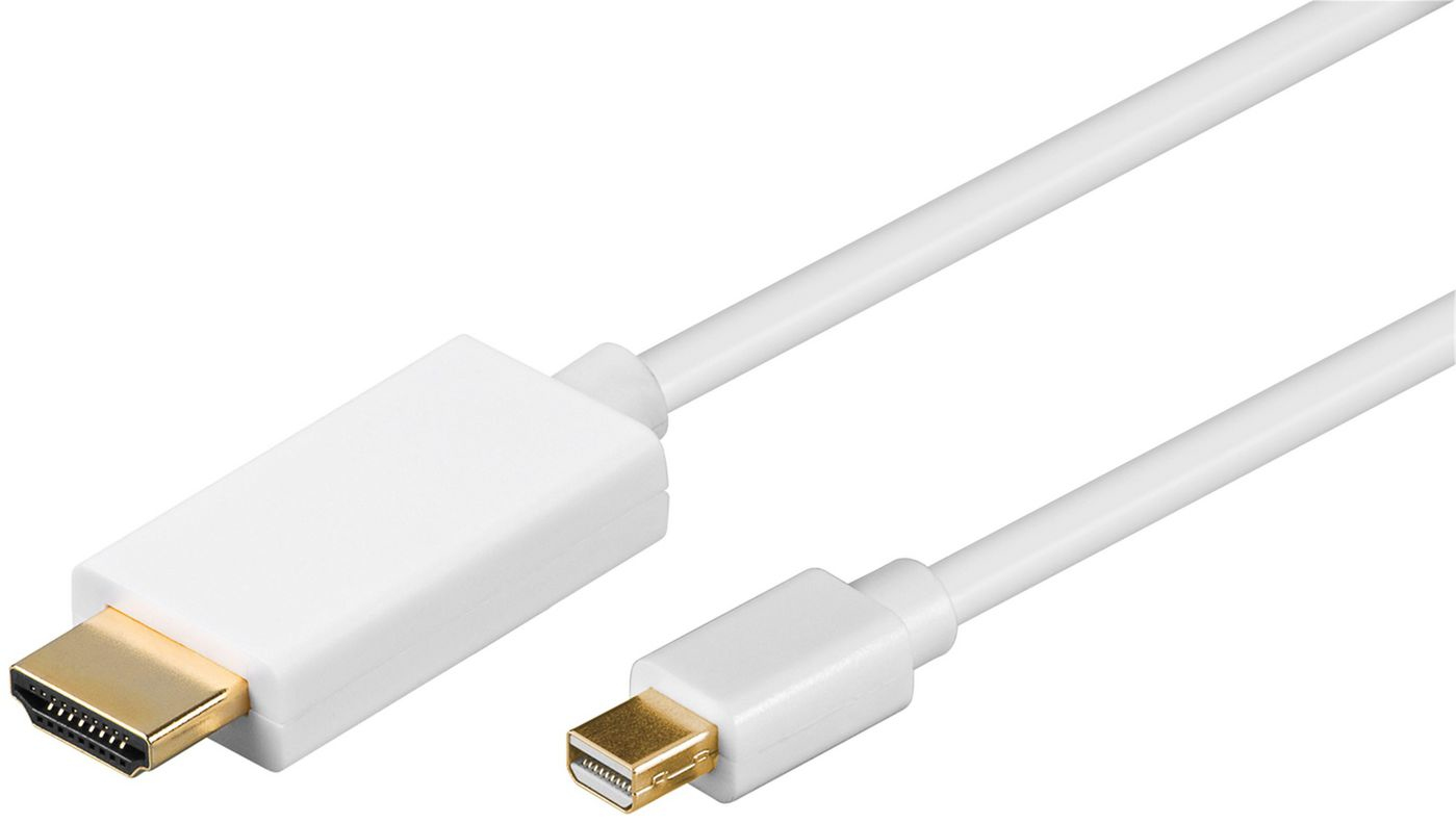 Microconnect MDPHDMI1 videokabeladapter 1 m HDMI Typ A (standard) Mini DisplayPort Vit