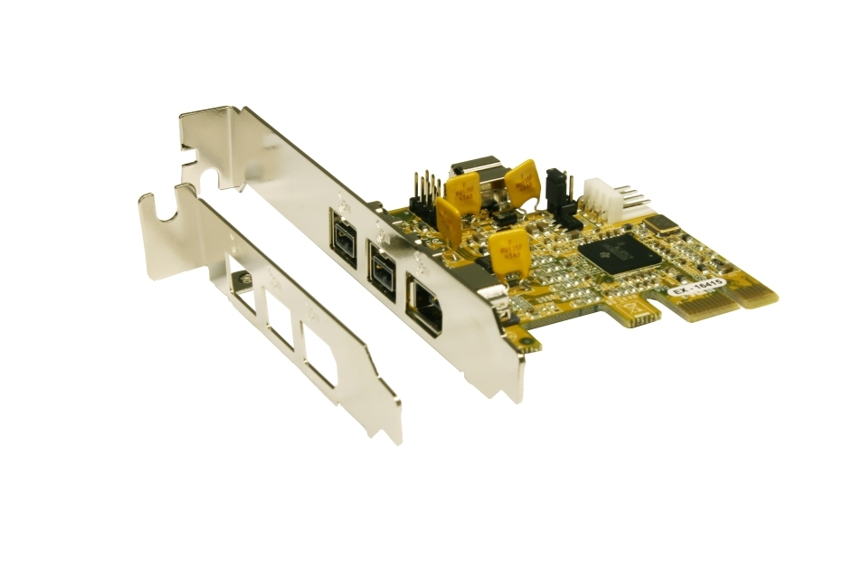 EXSYS 4-port FireWire 1394B PCI-Express Card nätverkskort/adapters