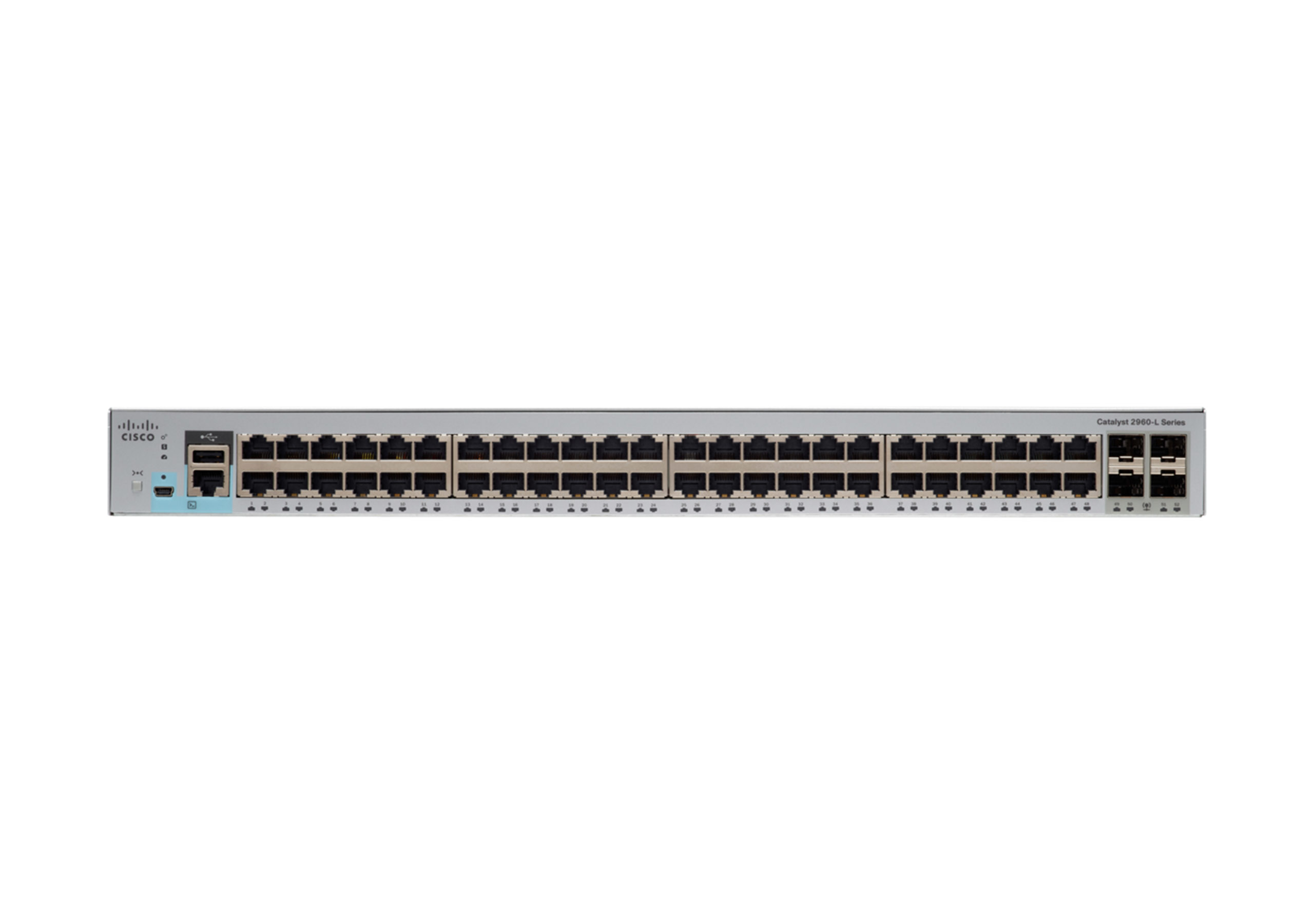 Cisco Catalyst 2960-L hanterad L2 Gigabit Ethernet (10/100/1000) 1U Grå