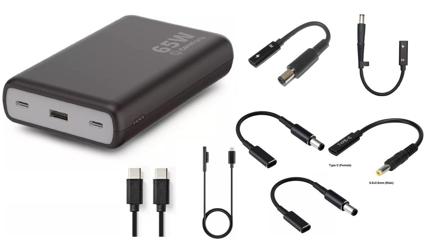 CoreParts MBXPOS-BA0522 Litium-Ion (Li-Ion) 20000 mAh Svart