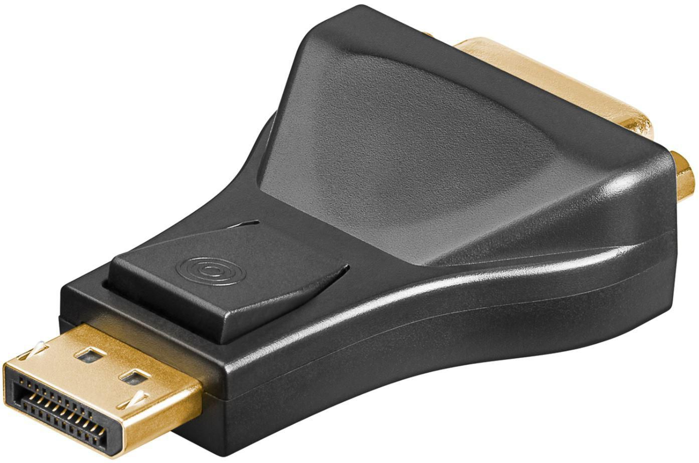 Microconnect Adapter Displayport-DVI M-F Grå