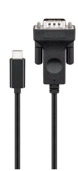 Microconnect USB3.1CVGA1.8 USB-grafikadapter 1920 x 1080 pixlar Svart