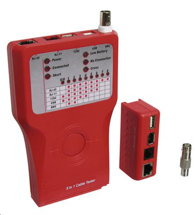 Microconnect CAB-TEST3 nätverkskabeltestare Röd
