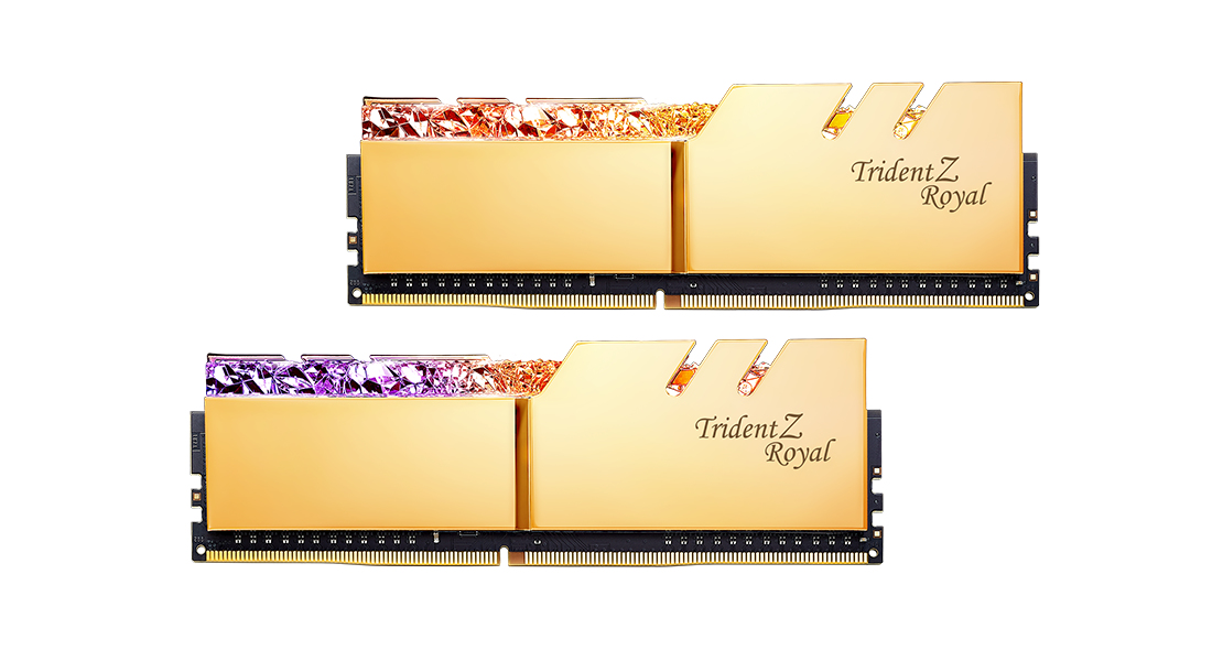 G.Skill Trident Z Royal F4-3200C16D-32GTRG RAM-minnen 32 GB 2 x 16 GB DDR4 3200 MHz