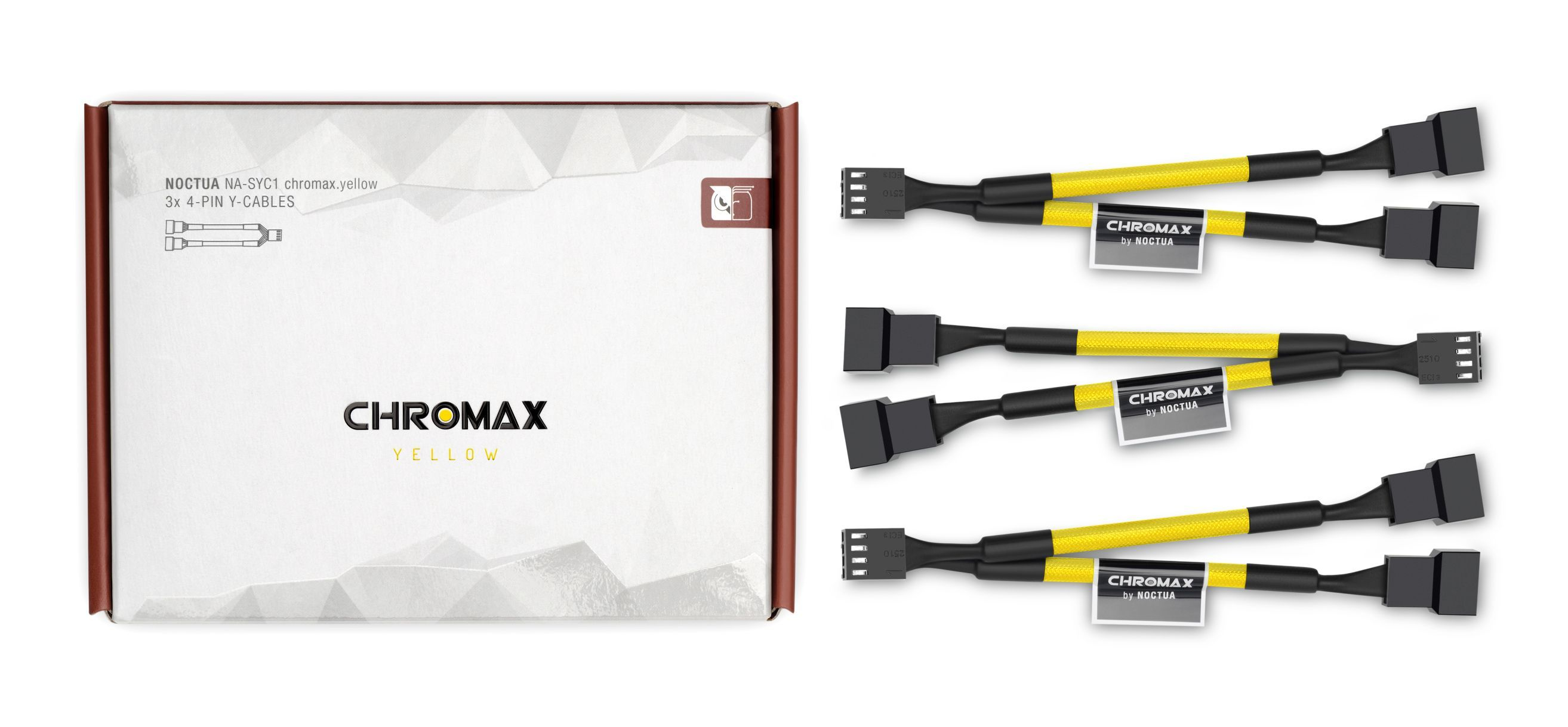 Noctua NA-SYC1 CHROMAX.YELLOW Cable extension