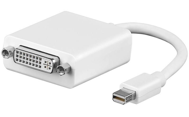 Microconnect Mini Displayport - DVI 15cm 0,15 m DVI-I Vit