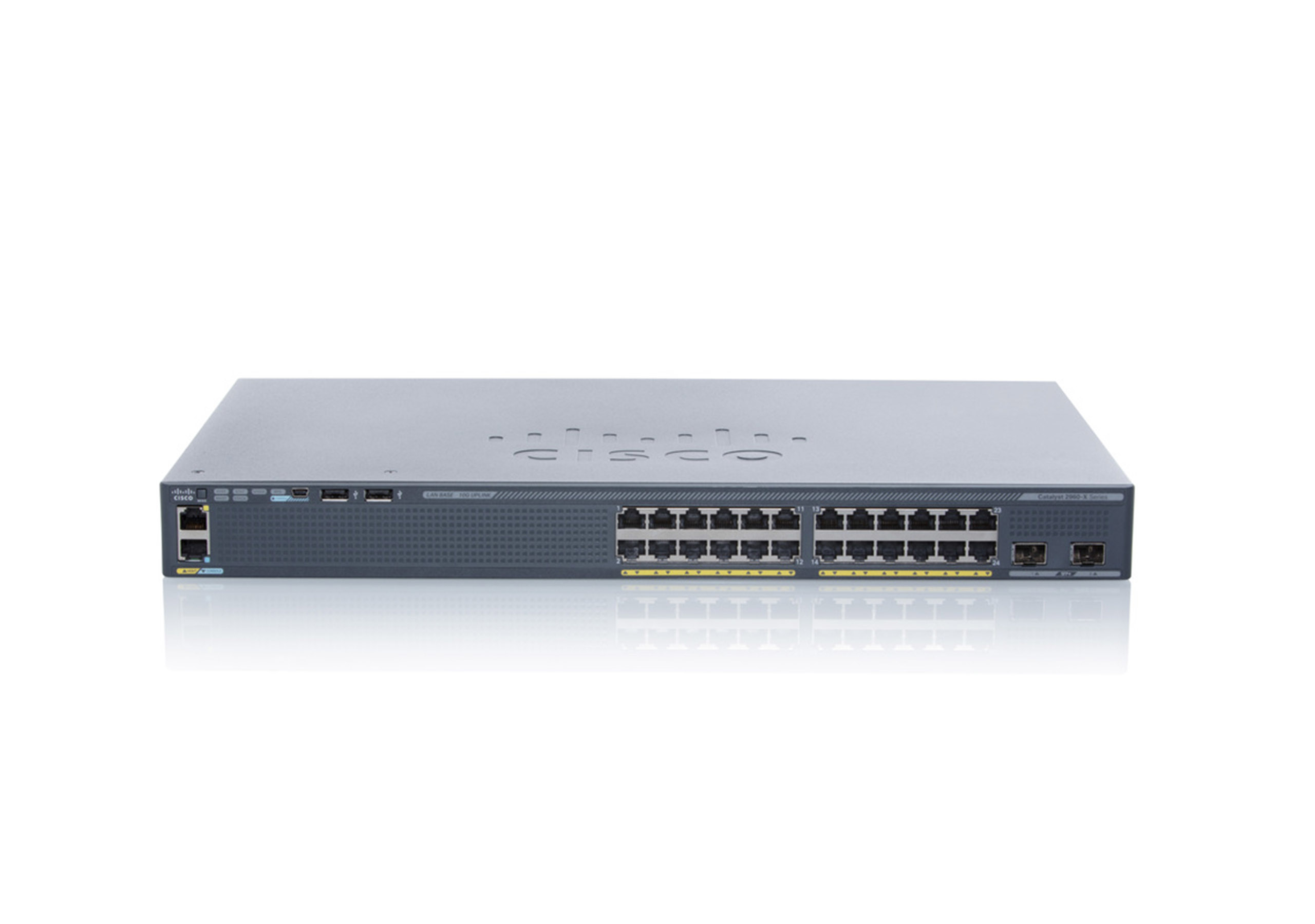 Cisco Small Business WS-C2960X-24TS-L nätverksswitchar hanterad L2/L3 Gigabit Ethernet (10/100/1000) 1U Svart