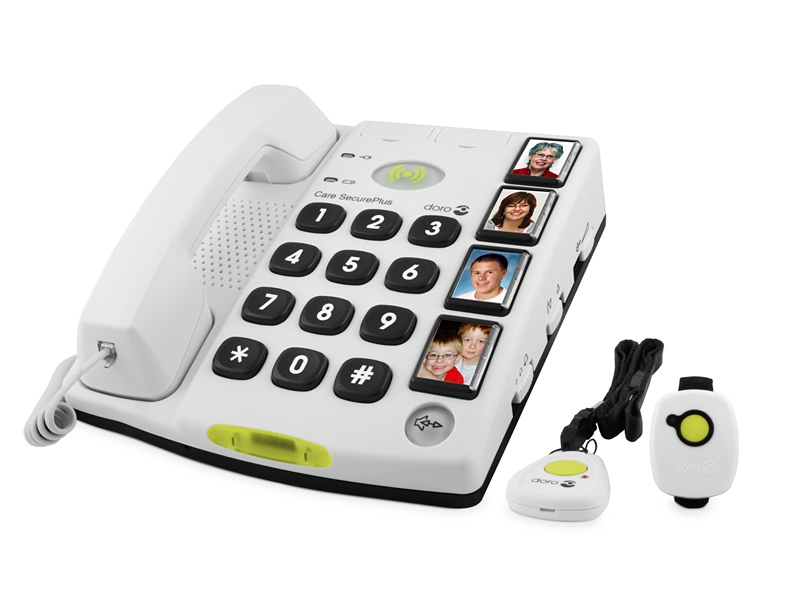 Doro Secure 347 Analog telefon Vit