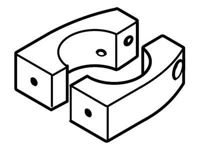 Ergotron Split 1.5' Pole-Mount Bracket