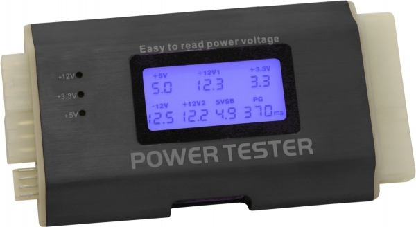 DeLOCK 18159 batteritestare Svart / Vit