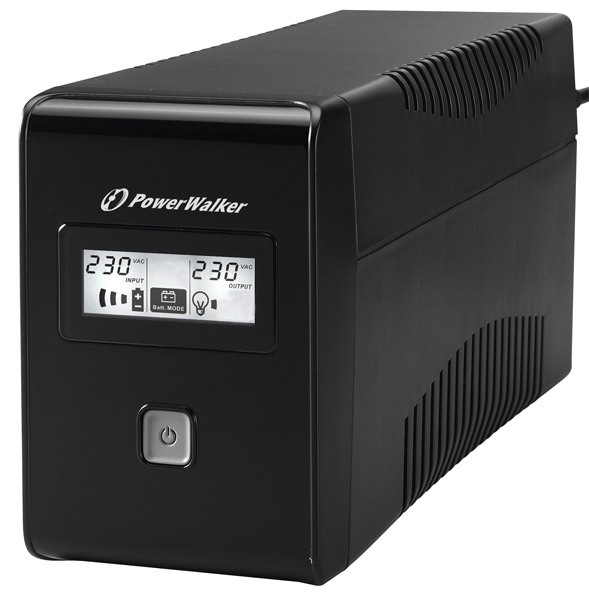 PowerWalker VI 850 LCD/UK 0,85 kVA 480 W 3 AC-utgångar