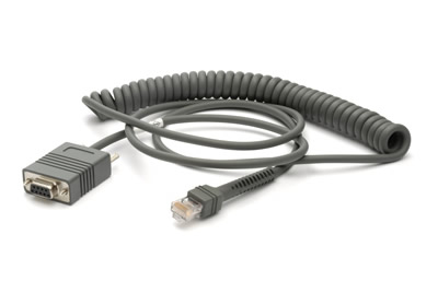 Zebra RS232 Cable signalkablar 2,7 m Grå