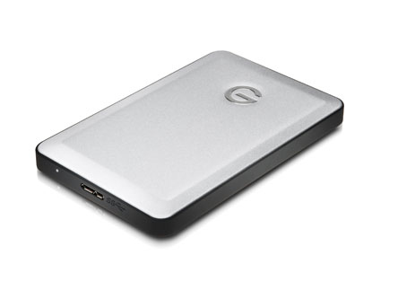 G-Technology G-DRIVE Mobile USB 500GB externa hårddiskar Silver