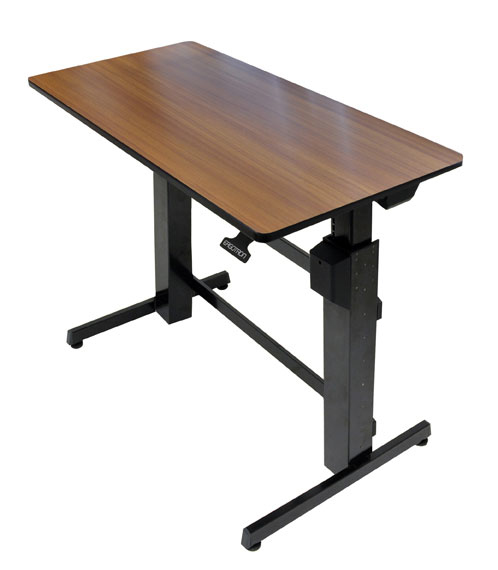 Ergotron WorkFit-D, Sit-Stand Desk Körsbär