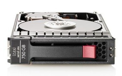Hewlett Packard Enterprise 750GB, 3G, SATA, 7.2K rpm, LFF, 3.5-inch, Midline 3.5'