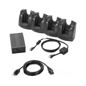 Zebra 4-Slot Ethernet Charge Cradle Kit batteriladdare