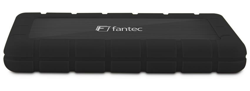 Fantec AluPro U3 HDD- / SSD kabinett Svart 2.5' USB-ström