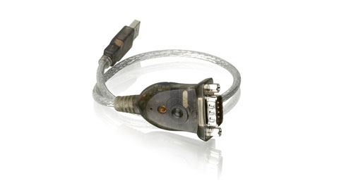 iogear USB to Serial RS-232 Adapter seriella kablar Grå 0,4 m USB Type-A DB-9