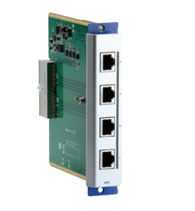 Moxa CM-600-4TX-BP nätverksswitchmoduler Snabb Ethernet