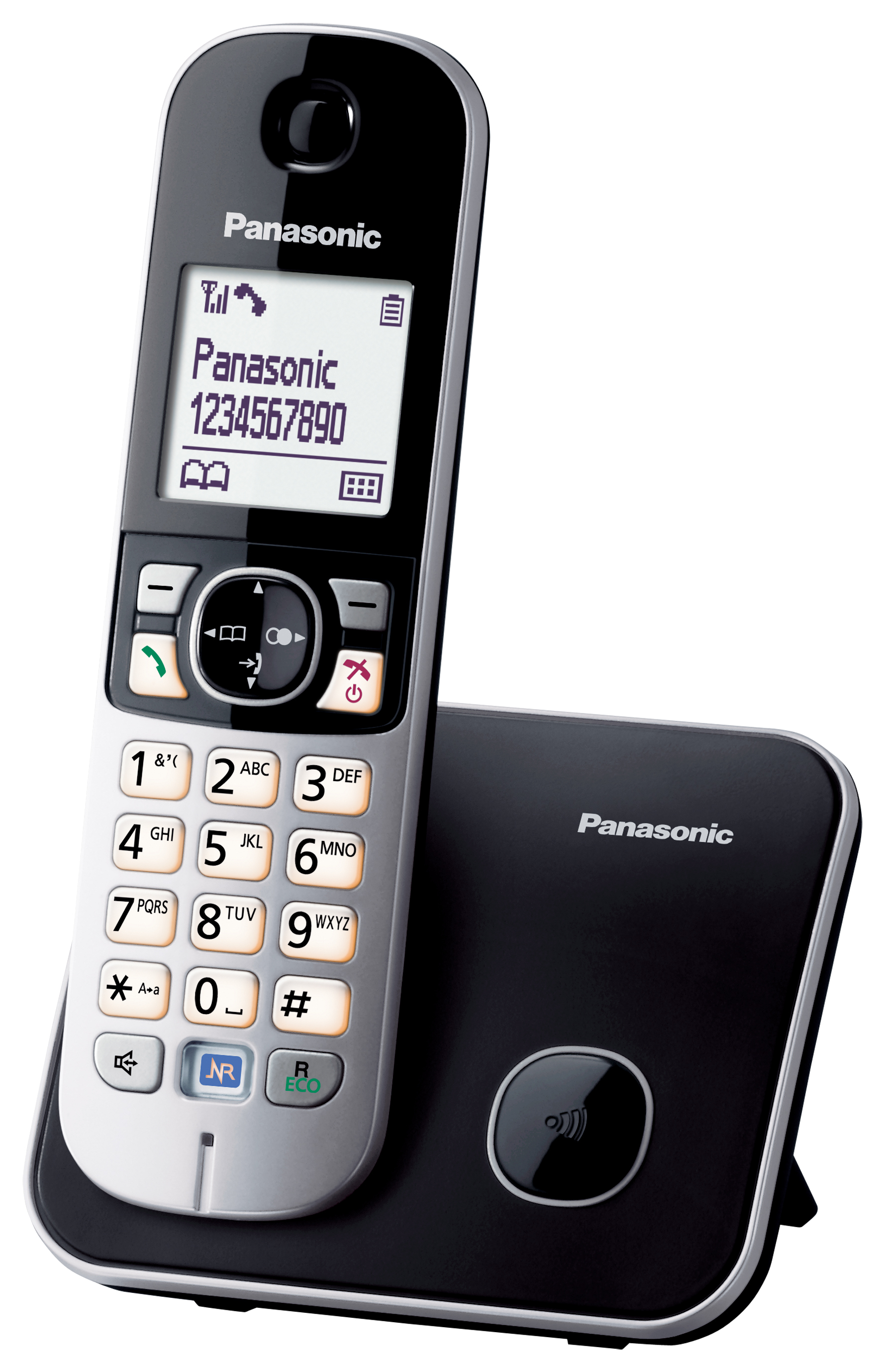 Panasonic KX-TG6811GB telefoner DECT-telefon Namn och uppringnings-ID Svart